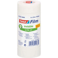 tesa 57333-00000-03 tesafilm Invisible Matt (L x B) 33 m x 19 mm 6 St.
