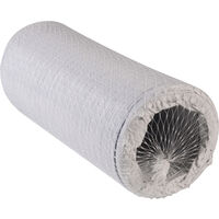 Wallair N52848 Flexibler Spiralschlauch Kunststoff (Ø x L) 12.7 cm x 3 m Weiß