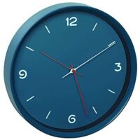 TFA Dostmann 60.3056.06 Quarz Wanduhr 309 mm x 50 mm Petrolblau