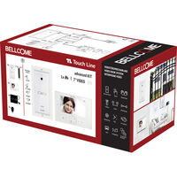 Bellcome Advanced 7" Video-Kit 1 Familie Video-Türsprechanlage Kabelgebunden Komplett-Set 8teilig W
