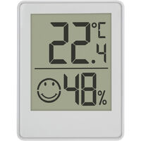 TFA Dostmann Digitales Thermo-Hygrometer Thermo-/Hygrometer Weiß 30.5039.02