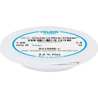 Felder ISO-Core "Ultra-Clear" Sn100Ni+ Lötzinn, bleifrei Spule Sn99,25Cu0,7Ni0,05 1 mm