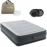 Intex 64414ND QUEEN COMFORT-PLUSH AIRBED Luftbett (L x B x H) 203 x 152 x 46 cm Grau
