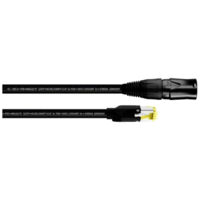Cordial 15547 RJ45 Patchkabel CAT 5e S/UTP 1.50 m Schwarz PUR-Mantel 1 St.