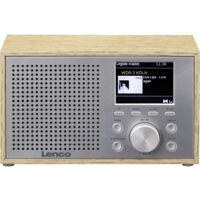 Lenco DAR-017WH Tischradio DAB+, FM Funkempfang, Bluetooth® Weckfunktion Eiche