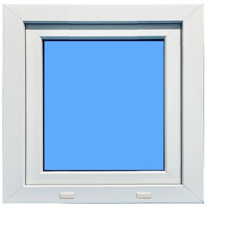 Fenêtre PVC 600x900 Blanche Oscillo-battante Gauche Verre Transparent