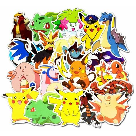 20x Aufkleber, Pokémon