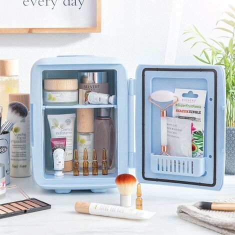 Mini-Kühlschrank für Kosmetika mit Heizfunktion