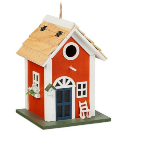 Dekoratives vogelhaus im landhausstil (1/5)