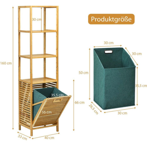 Hochschrank Bad Mit Waschekorb