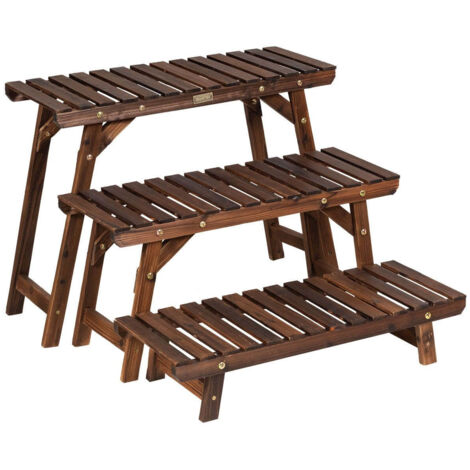 Blumenstander Antik Holz