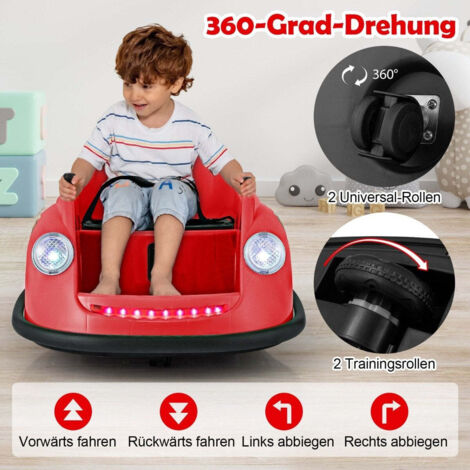 KOMFOTTEU Elektro-Kinderauto, mit 2,4 G Fernbedienung, bis 5 km/h, für