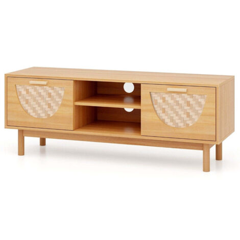 HAUSPROFI TV-Schrank, Lowboard Für Fernseher Bis Zu 55 Zoll, 120