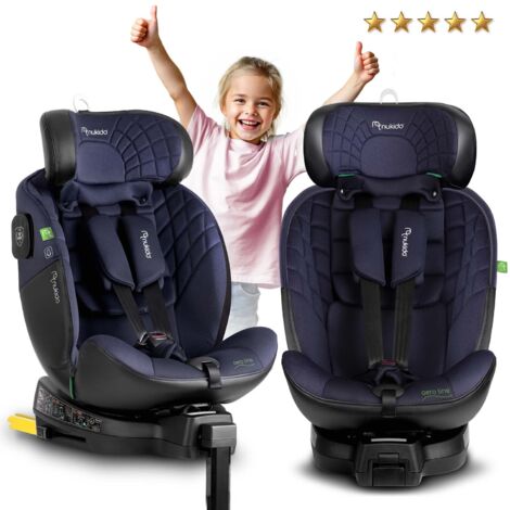 NUKIDO 360°drehbarer Autokindersitz Kindersitz Fußstütze ISOFIX Gruppe 0 256863321087