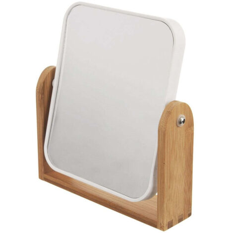 View of HOOBRO Small Side Table with Charging Station, 3-Tier Round Bamboo End ...