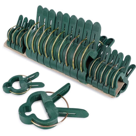 Plant clamps set two sizes support for proper growth