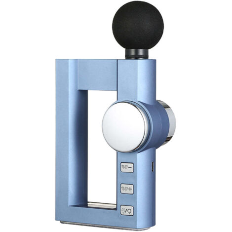 Cenocco Tragbare beheizte Massagepistole Blau (1/5)