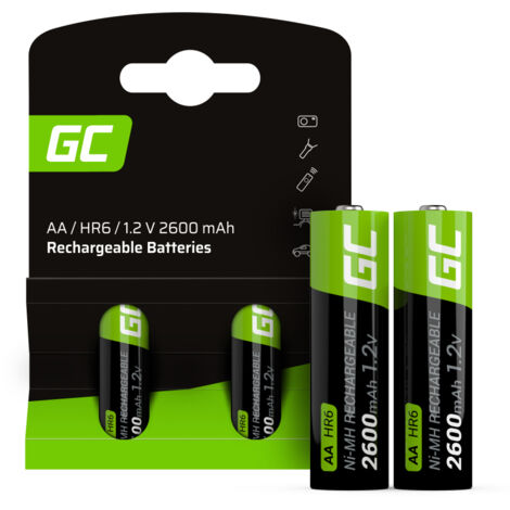 Green Cell HR6 Mignon (AA)-Akku NiMH 2600 mAh 1.2 V 2 St. (1/5)