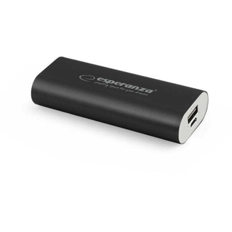 Esperanza powerbank hadron 4400 mah schwarz