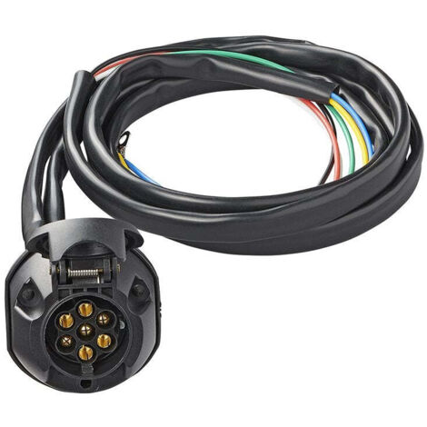 Vorverdrahtete steckdoseneinheit 7 poliges pvc 150 m langes kabel (1/5)