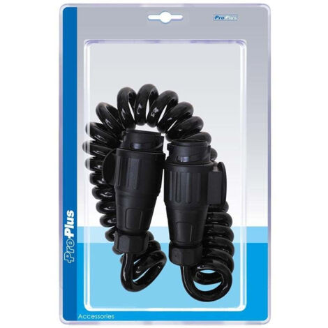 Spiralkabel 35m 13 adern mit 2x 13 poligem stecker pvc im blister (1/3)