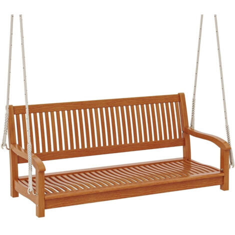 2 sitzer schaukelbank bis 360 kg belastbar veranda schaukel aus akazienholz (1/5)
