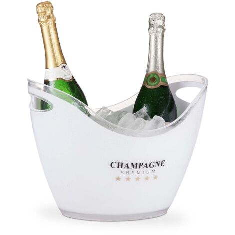 Champagnerkuhler 6 liter in wei (1/5)