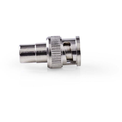 BNC Adapter BNC Hane RCA Hona Nickel Plates 50 Ohm Rak Metall Silber 10 St. Umschlag (1/4)