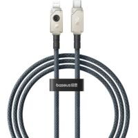 Baseus fast charging data cable usb c - lightning 1m - white
