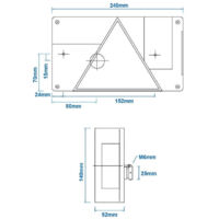 Aspock multipoint ii ruckleuchte links im blister