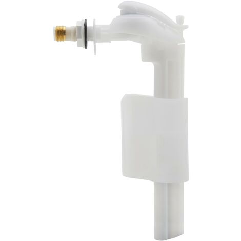 Chasse d'eau wc robinet flotteur à alimentation latérale F90 Wirquin 10724032, blanc