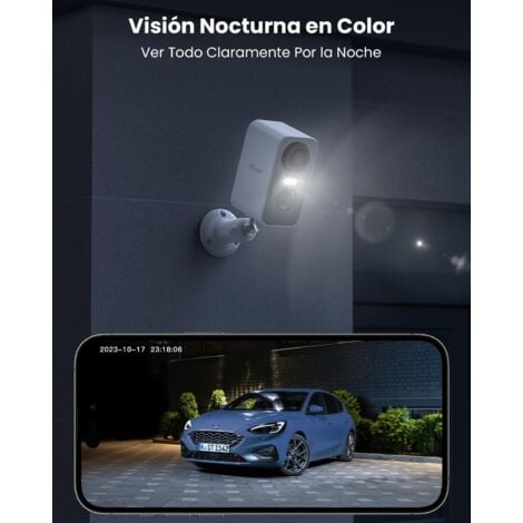 ieGeek 2PCS 5MP Caméra Surveillance WiFi Exterieure sans Fil Batterie Vision Nocturne Couleur AI PIR Détection Mouvement