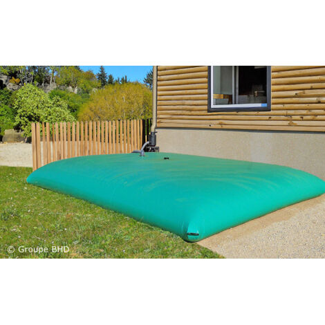 Citerne souple 9000 litres - Dimensions 5,82m x 2,84m x 0,85m - Tissu polyester haute ténacité - Traitement anti-UV, 100% recyclable (1/5)