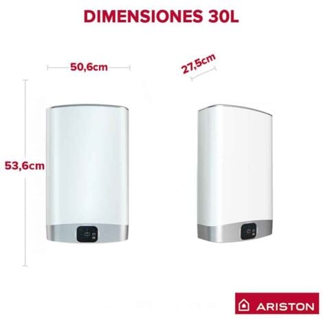 Termo Eléctrico Velis Wifi 30 Litros Multiposición - ARISTON
