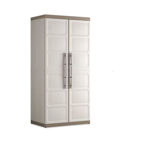 KETER Armario para INTERIOR EXCELLENCE alto resina cocina garage trastero estantería almacenaje resistente Certificación TÜV 65x45x182 WxDxH cm