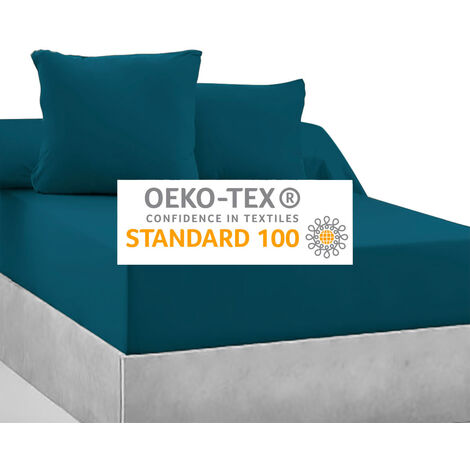 Drap housse - 120 x 190 cm - 100% coton - 57 fils - France