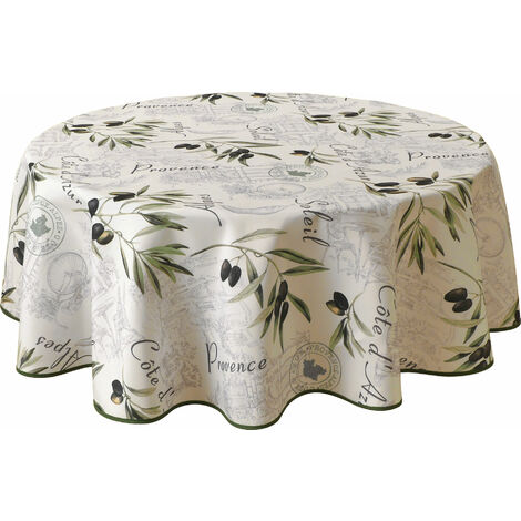 Nappe Anti-taches Provence - Ovale 150 x 240 cm