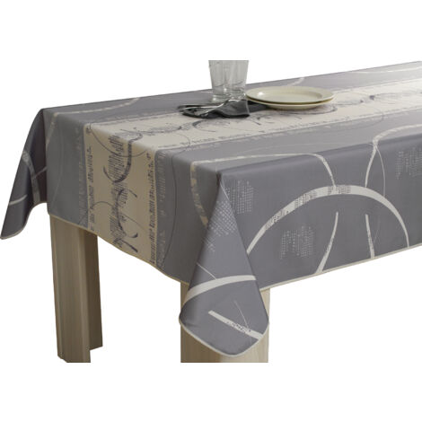 Nappe Anti-taches Astrid Ecru - Carrée 150 x 150 cm