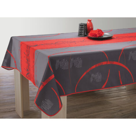 Nappe Anti-taches Astrid Rouge - Rectangle 120 x 150 cm