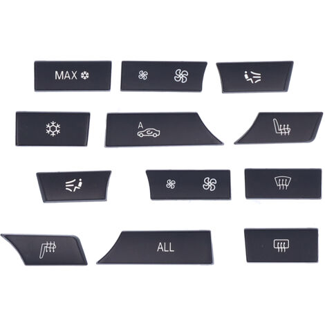 Couvercle Bouton Interrupteur Fenêtre Pour Mercedes C W205 GLC - Pièce De Rechange Argentée - 8