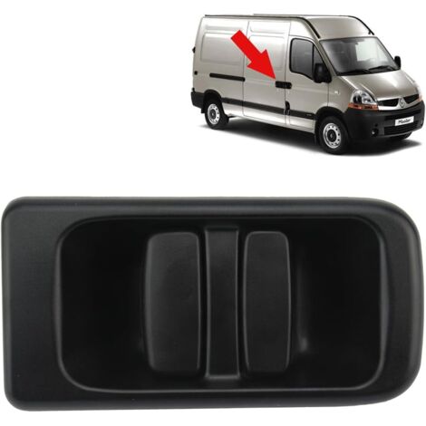 Zoternen Poignée de porte extérieure droite noire Master Ii pour voiture Renault