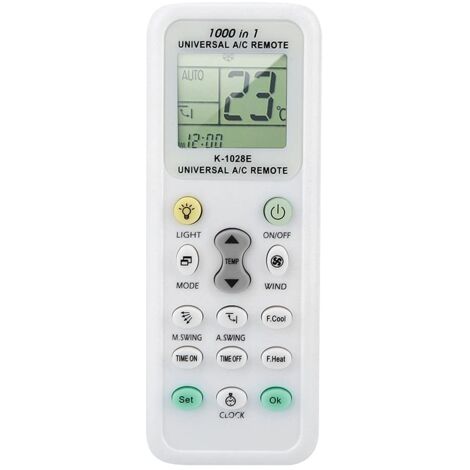Télécommande Universelle pour climatiseur,paramètres universels en Un clic Affichage LCD Contrôleur de télécommande (1/5)