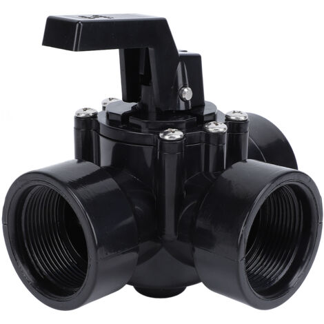 Piscine de piscine Valve divertisseur G1‑1 / 2IN ABS ABS à trois voies de phoque positive pour 4517 spas (1/5)