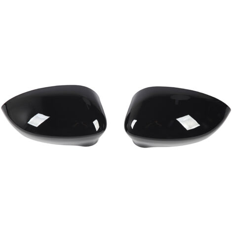 Lot de 2 caches de rétroviseurs latéraux gauche et droit pour Fiat 500 (2007 à 2020)