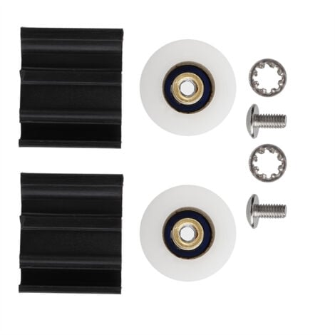 Pièces de Rechange de Roue de Porte de Serre, roulettes de Porte - Kits de Remplacement de Roues for Porte de Serre de 22mm Halls