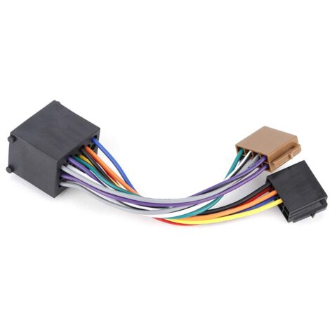 Faisceau de câbles d'autoradio - SURENHAP - 16 broches - Adaptateur universel - ABS