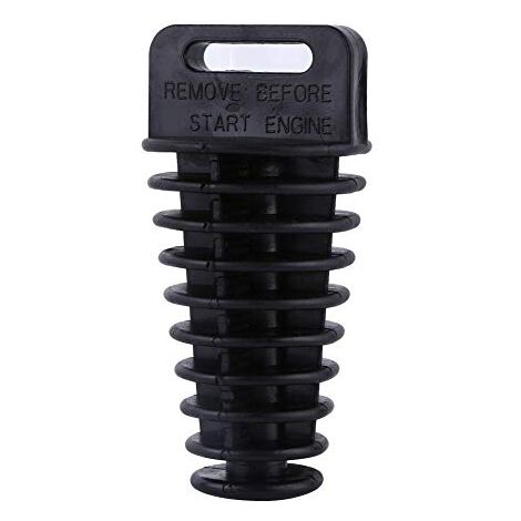 Bouchon d'échappement Keenso pour moto, moto tout-terrain, 2 temps, 4 temps, 27 mm-48 mm (noir) (1/5)