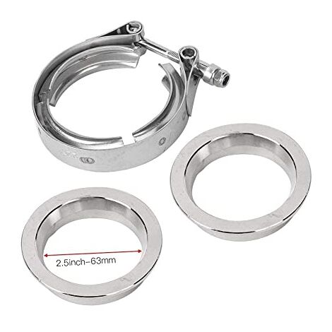 Kit Collier De Serrage Inox Turbo Échappement - Fermeture Rapide 114,3 Mm (4,5 Pouces) - Qualité Premium AISI 304