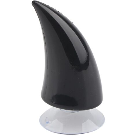 Cornes de diable pour casque, corne de démon colorée pour casque de moto avec accessoire de décoration à ventouse (noir)