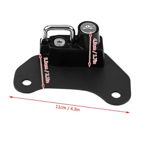 Sac Filet Universel Pour Casque Moto - Fixation Rapide Noir Polyester Pour Tous Types De Motos